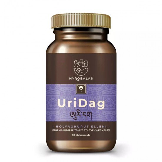 Myrobalan uridag hólyaghurut és húgyúti fertőzések elleni gyógynövény-komplex vegán kapszula 60db