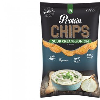 Nano protein chips tejfölös hagymás 40g