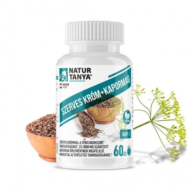 Natur Tanya 3000mg Szerves króm+kapormag 60db