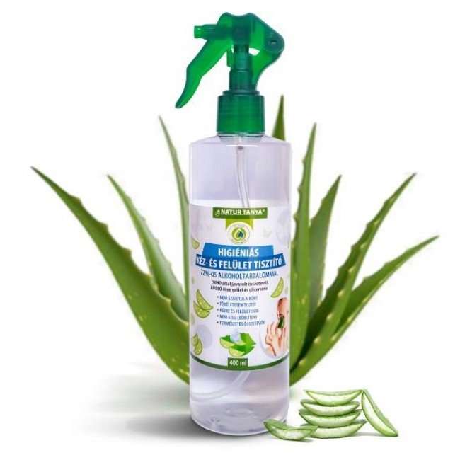 Natur Tanya Higiéniás kéz-, és felülettisztító spray 400ml