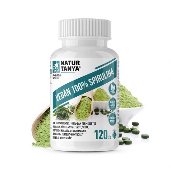 Natur tanya vegán 100% spirulina 120db