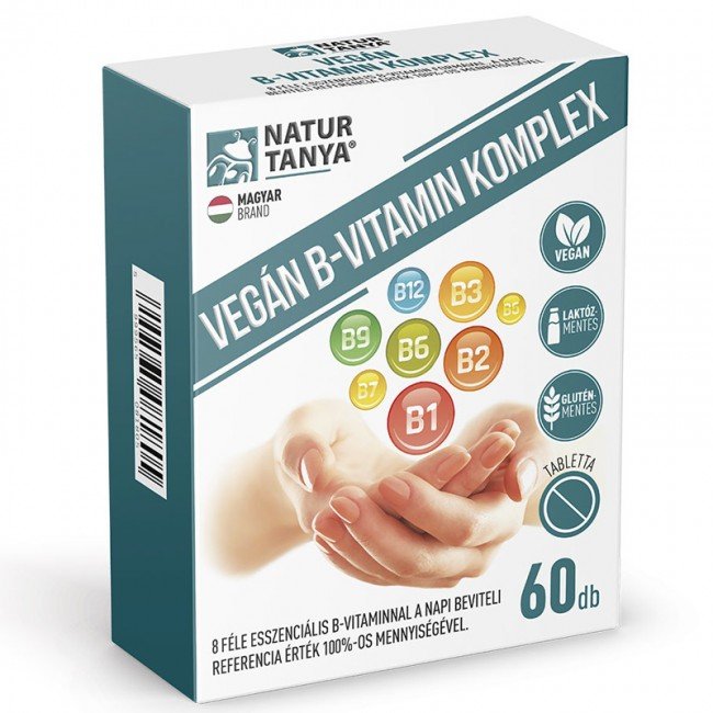 Natur tanya vegán b-vitamin komplex 60db Natur tanya vegán b-vitamin komplex 60db