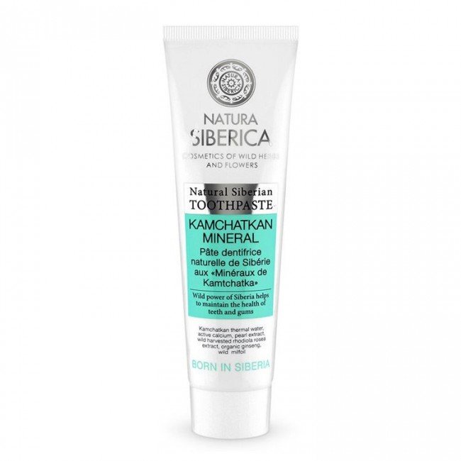 Natura siberica - kamchatka minerals - fluoridmentes fogkrém 100g