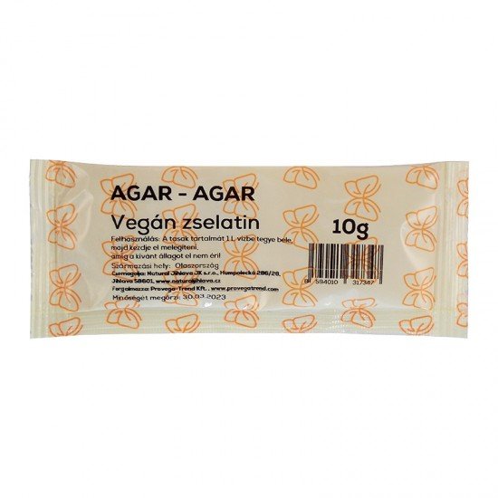 Natural vegán zselatin (agar-agar) 10g