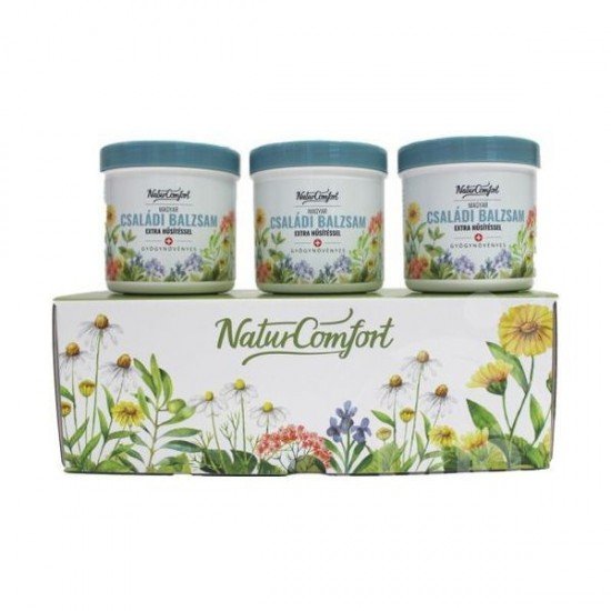 Naturcomfort Magyar Családi balzsam extra hűsítéssel tripla csomag 750ml