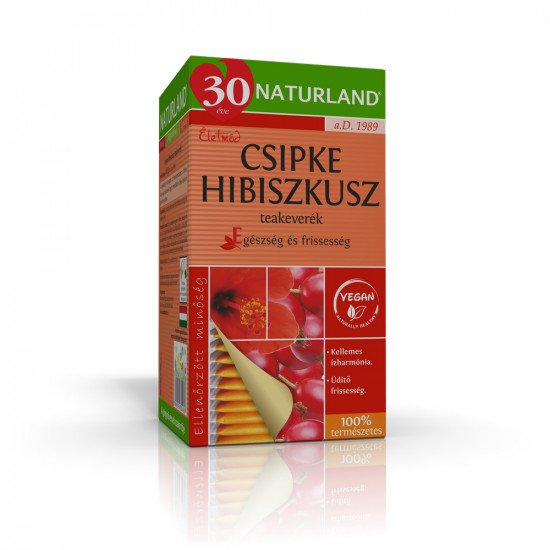 Naturland csipke-Hibiszkus tea 20 filter