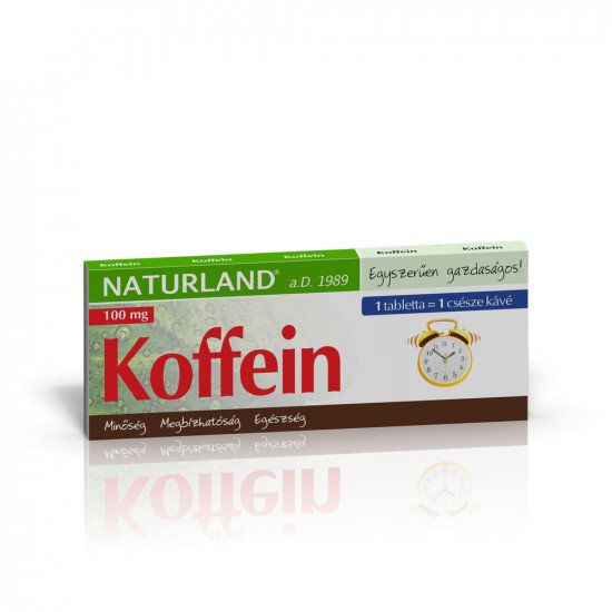 Naturland koffein tabletta 20db