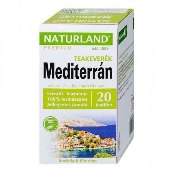 Naturland prémium mediterrán gyógy-fűszer tea 20filter