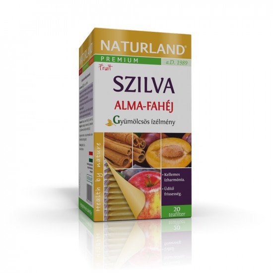 Naturland prémium szilva-alma-fahéj tea 20filter