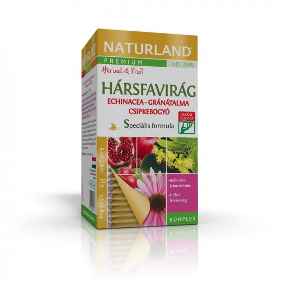Naturland tea hársfavirág-echinacea-gránátalma 20filter
