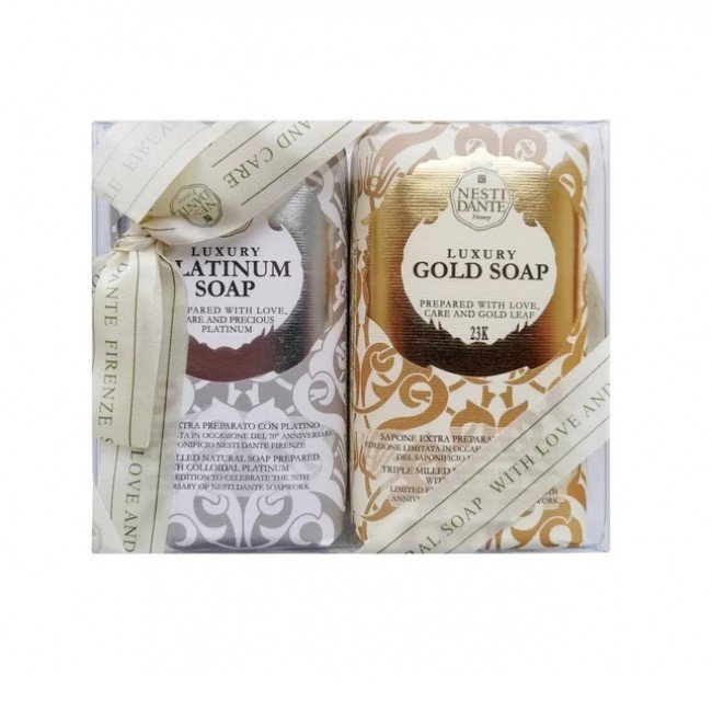 Nesti Dante Gold Platinum duo sett szappan 2x250g