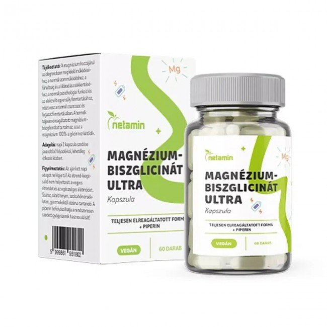 Netamin magnézium-biszglicinát ultra kapszula 60db