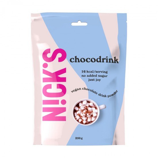 Nick's csokoládé italpor gluténmentes cukormentes 250g