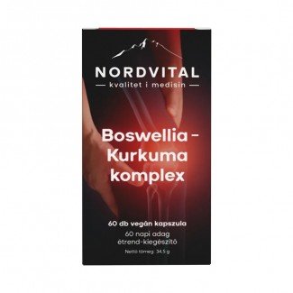 Nordvital boswellia-kurkuma komplex kapszula 60db