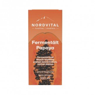 Nordvital fermentált papaya koncentrátum+noni 500ml
