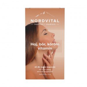 Nordvital haj, bőr, köröm vitamin kapszula 60db