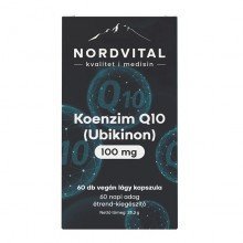 Nordvital koenzim q10 (ubikinon) kapszula 60db Nordvital koenzim q10 (ubikinon) kapszula 60db