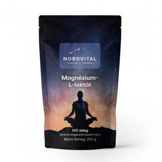 Nordvital magnézium-l-laktát por 200g