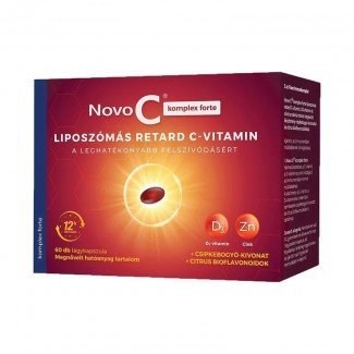 Novo C Komplex Forte liposzómás retard C-vitamin lágykapszula 60db