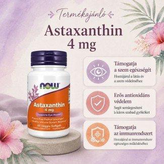 Now astaxanthin kapszula 60db