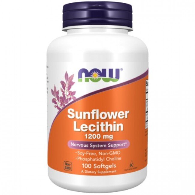 Now sunflower lecithin kapszula 1200mg 100db