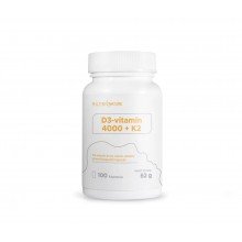 Nutri Nature D3 vitamin + K2 tabletta 100db