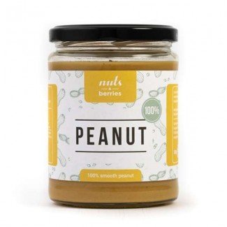 Nuts&berries 100% földimogyorókrém smooth 500g