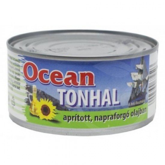 Ocean aprított tonhal növényi olajban 130g Ocean aprított tonhal növényi olajban 130g