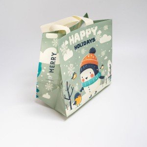 Ökotáska karácsonyi pingvin - kicsi 1db 