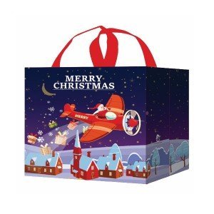 Ökotáska karácsonyi télapós - kicsi 1db Ökotáska karácsonyi télapós - kicsi 1db