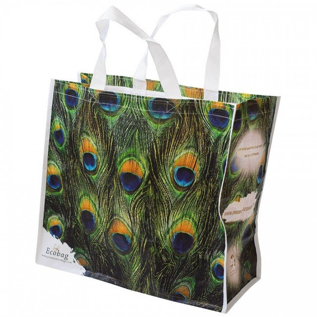 Ökotáska páva 1db