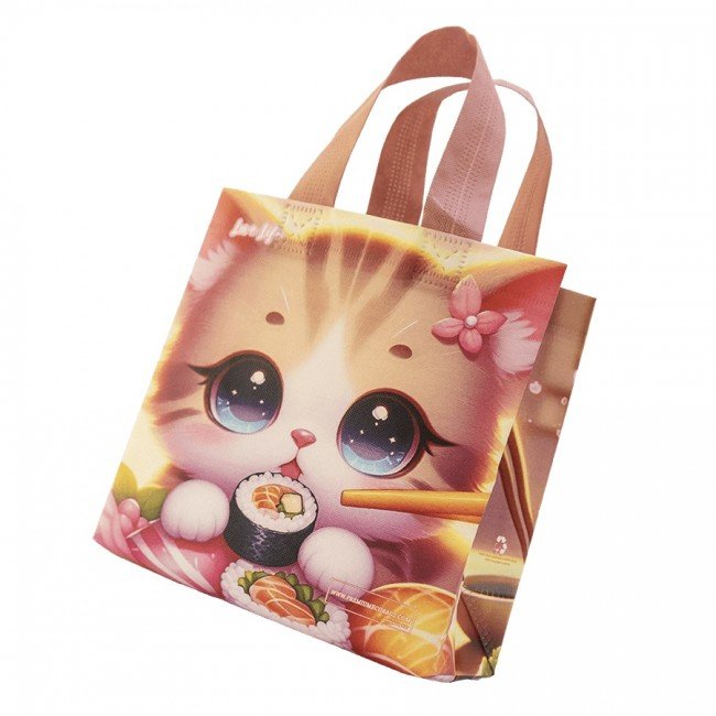 Ökotáska sushi cica 1db