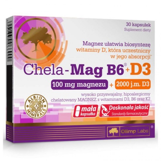 Olimp Labs chela mag B6+D3 kapszula 30db Olimp Labs chela mag B6+D3 kapszula 30db