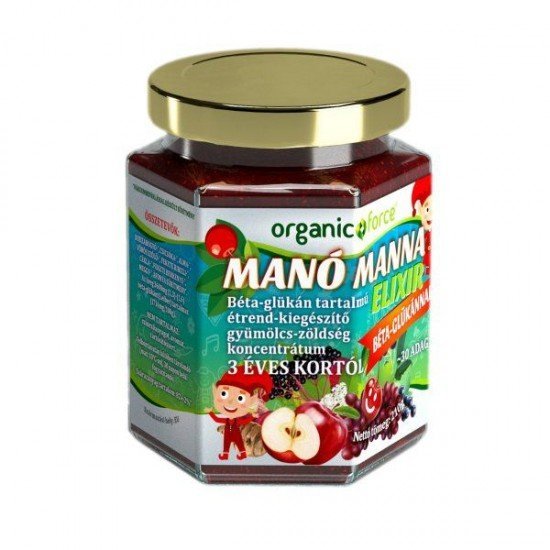 Organic force manó-manna elixír gyermek 210g