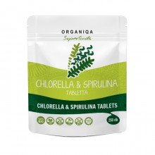 Organiqa bio chlorella - spirulina tabletta 250db