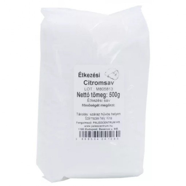 Paleolit étkezési citromsav 500g
