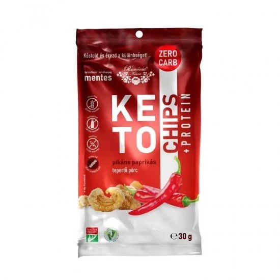 Pannónia keto chips pikáns paprikás 30g