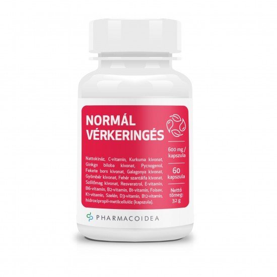 Pharmacoidea normál vérkeringés kapszula 60db