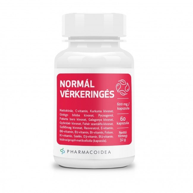 Pharmacoidea normál vérkeringés kapszula 60db