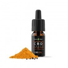 Pharmahemp CBD Olaj 5% kurkuma és fekete bors kivonattal 10ml