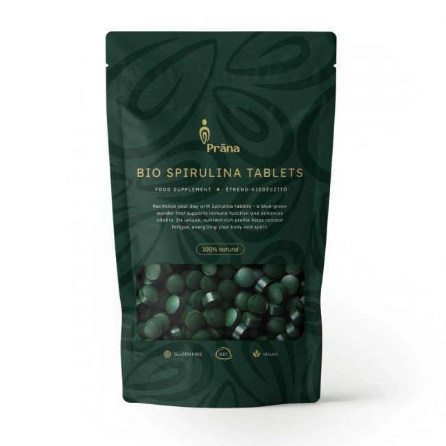 Prana bio spirulina (400mg) tabletta 125g