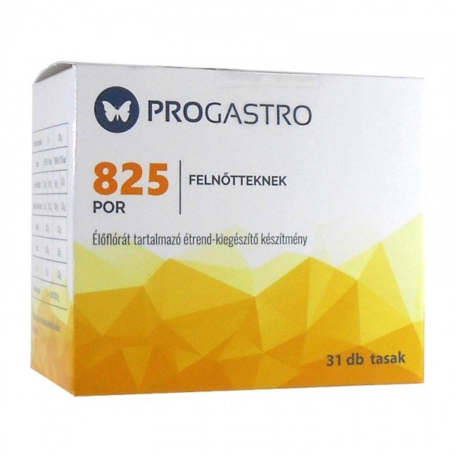 Progastro 825 por felnőtteknek élőflórát tartalmazó étrend-kiegészítő készítmény 31db