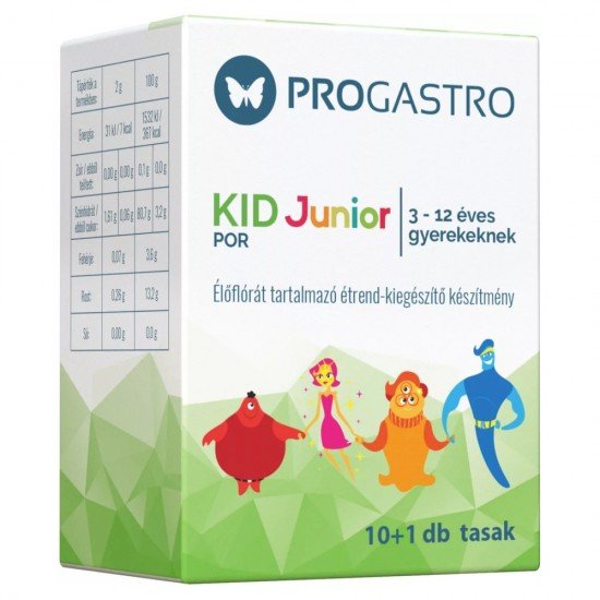 Progastro kid junior por 3-12év 10+1tasak 22g