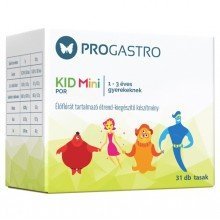 ProGastro KID Mini - Élőflórát tartalmazó étrend-kiegészítő készítmény 1-3 éves gyerekeknek 31tasak
