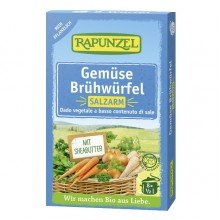 Rapunzel bio zöldségleveskocka sószegény 8db