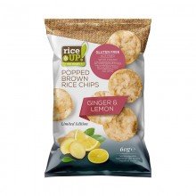 Rice up barnarizs chips gyömbér-citrom 60g