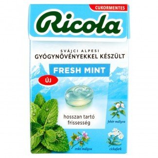 Ricola cukorka fresh mint 40g