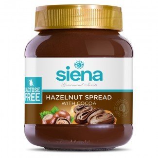 Siena kakaós mogyorókrém laktózmentes 400g