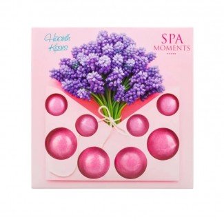 Spa Moments Fürdőbomba szett - Hiacinth Kisses 4x30g, 4x20g