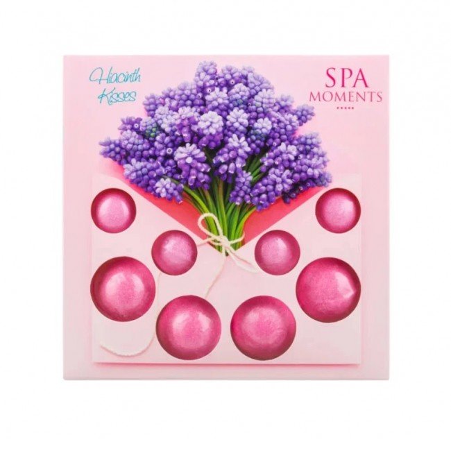Spa Moments Fürdőbomba szett - Hiacinth Kisses 4x30g, 4x20g